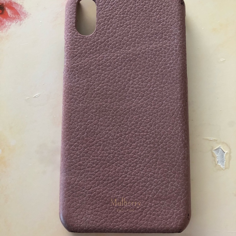 Mulberry leather iPhones case
